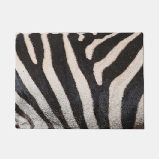 シマウマの皮 ドアマット (正面)