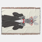 シマウマの紳士 スローブランケット (正面)