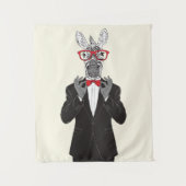 シマウマの紳士 タペストリー (正面)