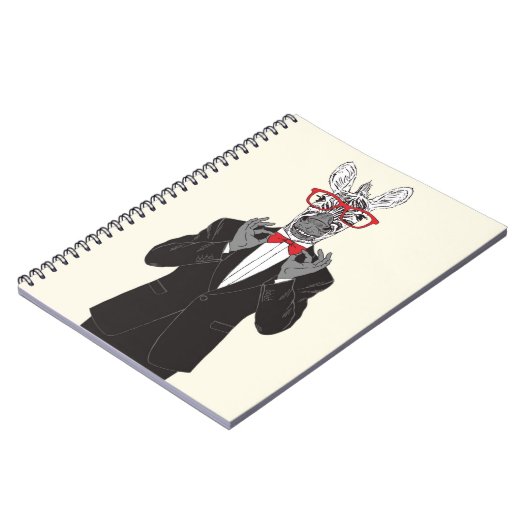 シマウマの紳士 ノートブック (左側)