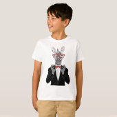 シマウマの紳士 Tシャツ (正面フル)