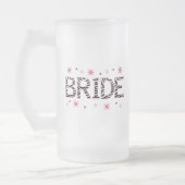 シマウマの花嫁 フロストグラスビールジョッキ (左)