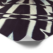 シマウマの芸術ポスター ポスター (角)