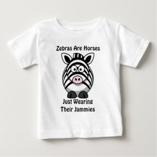 シマウマの芸術 ベビーTシャツ