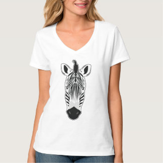 シマウマの顔 Tシャツ