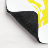 シマウマの黄色3 マウスパッド (コーナー)