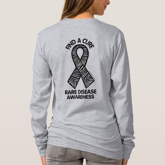 シマウマの…まれな病気を考えて下さい Tシャツ (裏面)