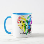 シマウマのEhlers-Danlosの認識度(マグ)のような戦い マグカップ (左)