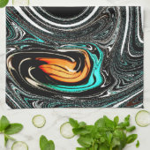 シマウマのHAkuna MatataのakunaのMatataSのギフトの最も最近のbea キッチンタオル (折り畳み)