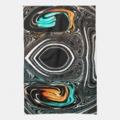 シマウマのHAkuna MatataのakunaのMatataSのギフトの最も最近のbea キッチンタオル (縦)