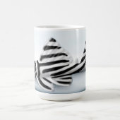 シマウマのPlecoのマグ コーヒーマグカップ (中央)