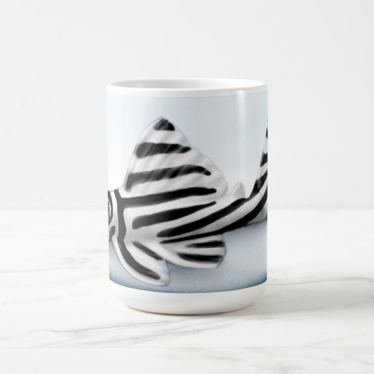 シマウマのPlecoのマグ コーヒーマグカップ (中央)
