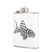 シマウマのPleco L46のナマズの小さいフラスコ フラスク (左)