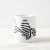 シマウマのPleco L46のマグ コーヒーマグカップ (中央)