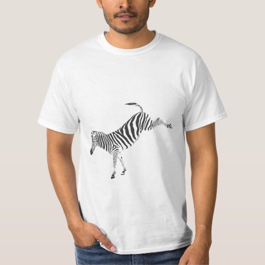 シマウマのTシャツ Tシャツ (正面)