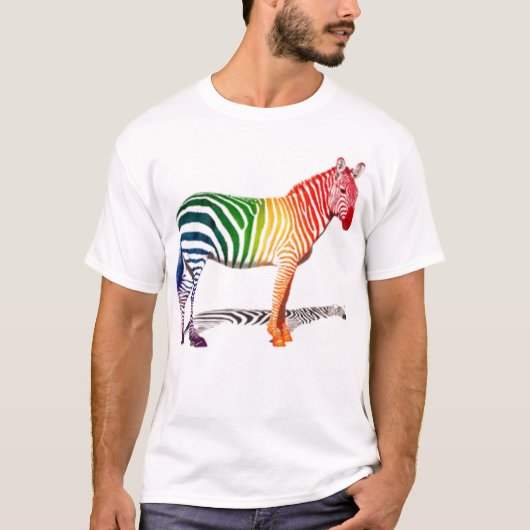 シマウマはティーをからかいます Tシャツ (正面)