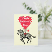 シマウマはバレンタインをからかいます シーズンポストカード (スタンド正面)