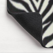 シマウマは縞で飾ります マウスパッド (コーナー)