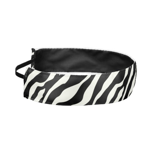 シマウマは-白黒を縞で飾ります アスレチックヘッドバンド (左)