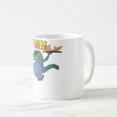 シマウマを愛する少女ゼブラ コーヒーマグカップ (正面右)