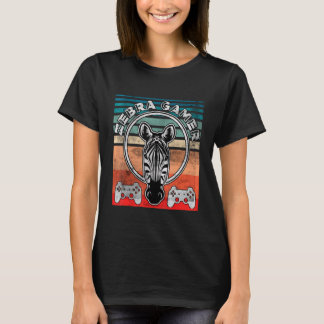 シマウマゲーマー 聞こえないよ ゲーム中 シマウマゲーマー Tシャツ