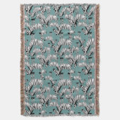 シマウマパターン スローブランケット (正面縦)