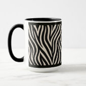 "シマウマプリント" - 15OZ. コーヒーマグ マグカップ (左)