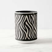 "シマウマプリント" - 15OZ. コーヒーマグ マグカップ (中央)