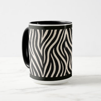 "シマウマプリント" - 15OZ. コーヒーマグ マグカップ