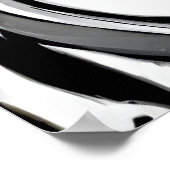 シマウマモダンアートのポスター ポスター (角)