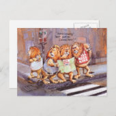 シマウマ交差 ポストカード (正面/裏面)