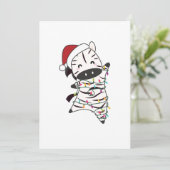 シマウマ冬の動物アダルトクロス シーズンカード (スタンド正面)