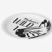 シマウマ動物野生のジャングルドードル ペーパープレート (アングル)