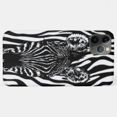 シマウマ柄のユニークなシマウマの頭 Case-Mate iPhoneケース (裏面(横))