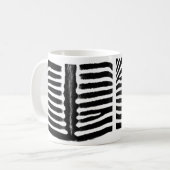 シマウマ柄 (黒) コーヒーマグカップ (正面左)