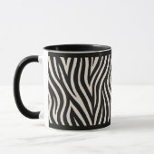 "シマウマ柄" - 11 OZ. マグカップ (左)