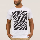 シマウマ柄 Tシャツ (正面)