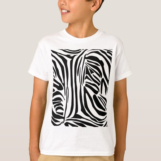 シマウマ柄 Tシャツ (正面)
