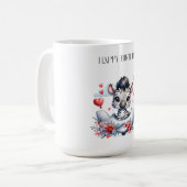シマウマ飛行機の誕生日 コーヒーマグカップ (正面左)