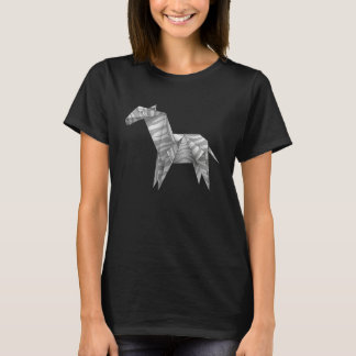 シマウマ かわいい おりがみ シマウマ Tシャツ