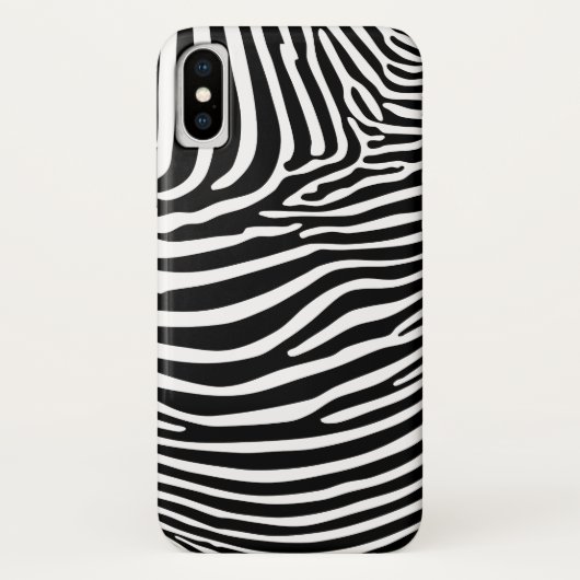 シマウマ アニマルプリント Case-Mate iPhoneケース (裏面)