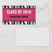 シマウマ コーリングカード (正面/裏面)