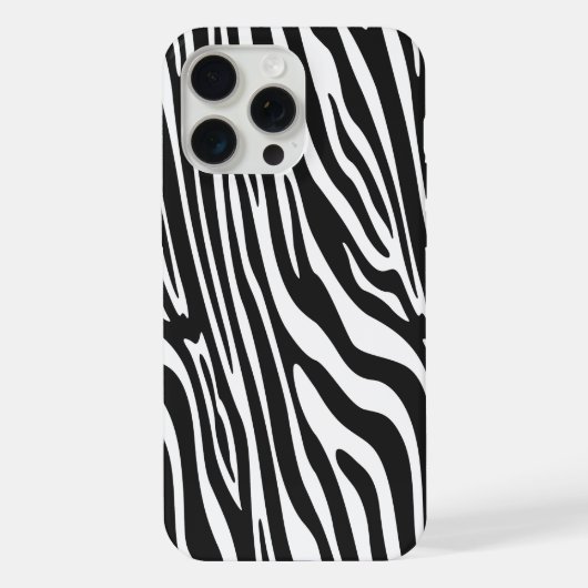 シマウマ ストライプ柄  iPhoneケース (裏面)