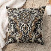 シマウマ、ヒョウ、ヘビの野生のパタはかりで測ーン クッション (ブランケット)