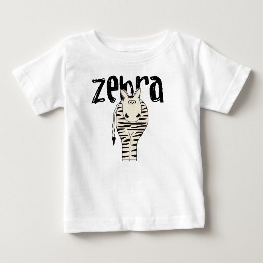 シマウマ ベビーTシャツ (正面)