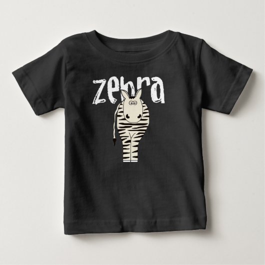 シマウマ ベビーTシャツ (正面)