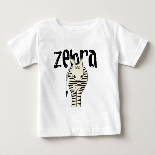 シマウマ ベビーTシャツ (正面)