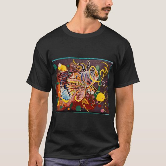 シマウマ+ライオン+魚 Tシャツ (正面)