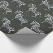 シマウマ ラッピングペーパー (角)