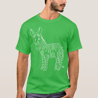 シマウマ ラブ ラブ アニマル Tシャツ